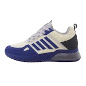 Men's Air Stripe Sneakers - Off White/Royal, Sizes 7-12