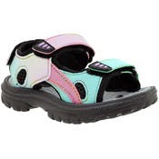 Girls' Active Sandals - Rainbow, Size 7-12