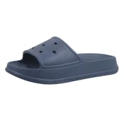 Kids' Perforated Slides - Navy, Size 9-2, Age 3-6 Years