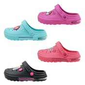 Girls' Bubble Clogs - Assorted, Size 11-3, Age 4-8 Years