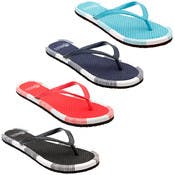 Women's Thong-Style Sandals - 4 Colors, Sizes 6-10