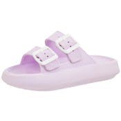 Women's Cloud Double Strap Sandals - S-L, Lilac