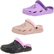 Women's Two-Tone Clogs - 3 Colors, Sizes 6--11