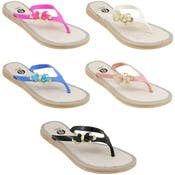 Women's Bow Sandals - Size 6-10, Assorted