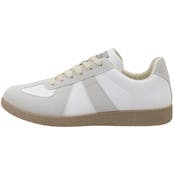 Men's Low Court Sneakers - Grey/White, Sizes 7-12