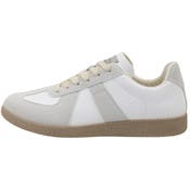 Men's Low Court Sneakers - Gray/White, Sizes 7-12