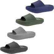 Men's Cloud Slides - Size 7-12, Assorted