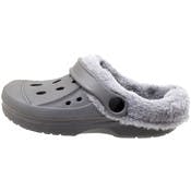 Kids' Fleece-Lined Clogs - 11-3, Gray