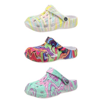 Girls' Marble Clogs - Size 11-3