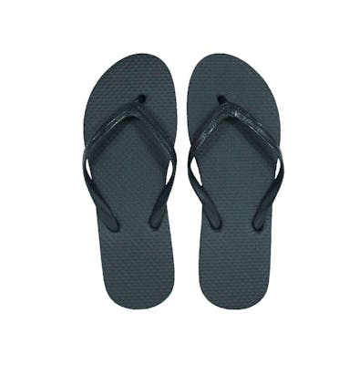 Men's Flip Flops - Black, 7-12