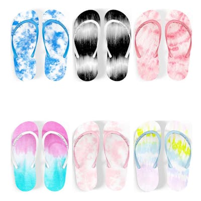 Women's Flip Flops - Tie Dye, 5-11