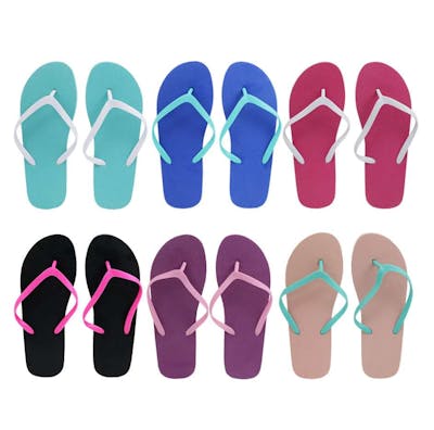 Women's Flip Flops - Two Tone, Size 5-11