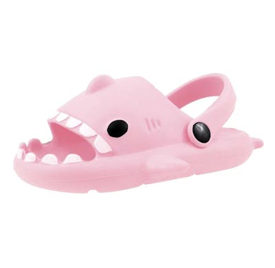 Kids' Shark Slides - Pink, 11-3