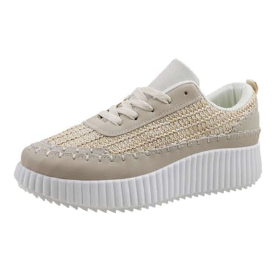 Crochet Sneakers - Sand, Size 6-10