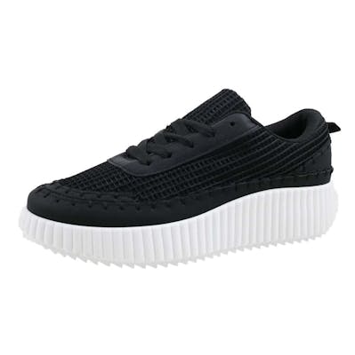 Crochet Sneakers - Black, Size 6-10