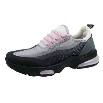 Women's Bubble Sneakers - Gray &amp; Pink, 6-9