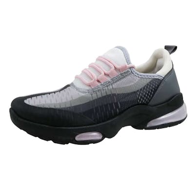 Women's Bubble Sneakers - Gray &amp; Pink, 6-10