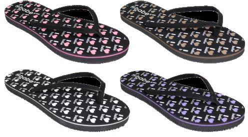 babe flip flops