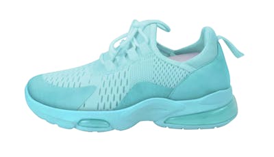 Women's Mesh Upper Sneakers - Turquoise, 6-10