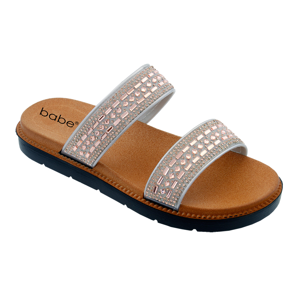 cheap double strap sandals