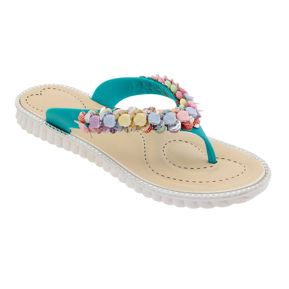 summer fantasy seashell sandals