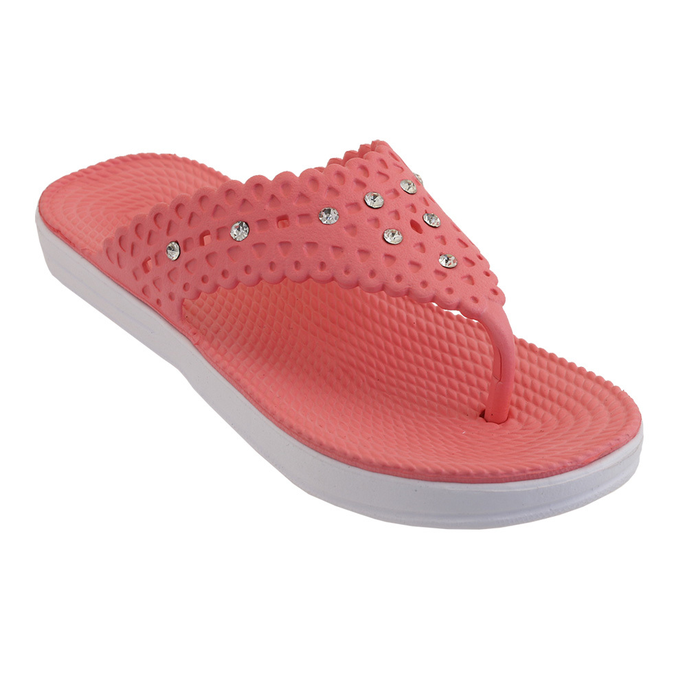 Wholesale Women's Platform Shower Flip Flops Rhinestones