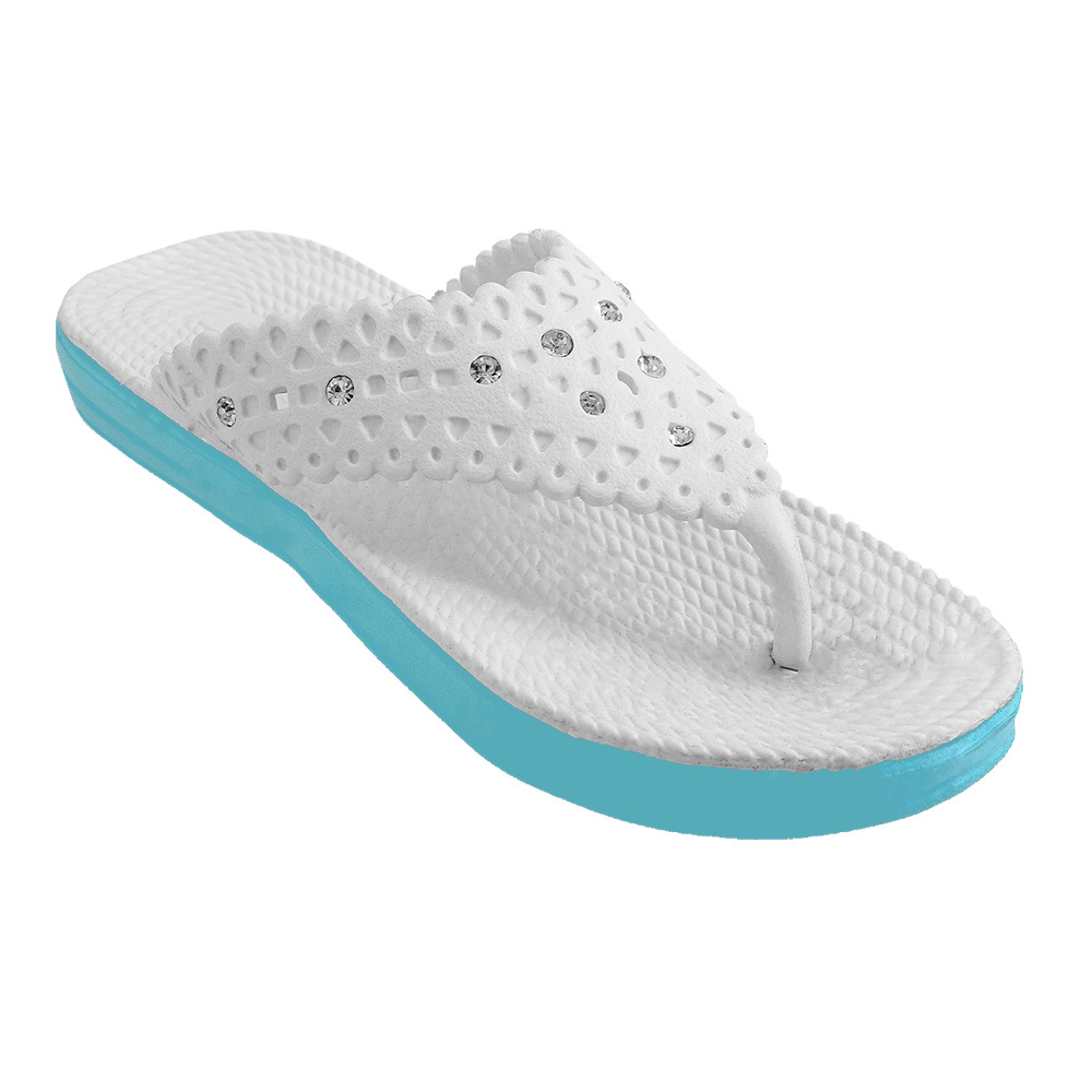 Wholesale Women's Platform Shower Flip Flops Rhinestones