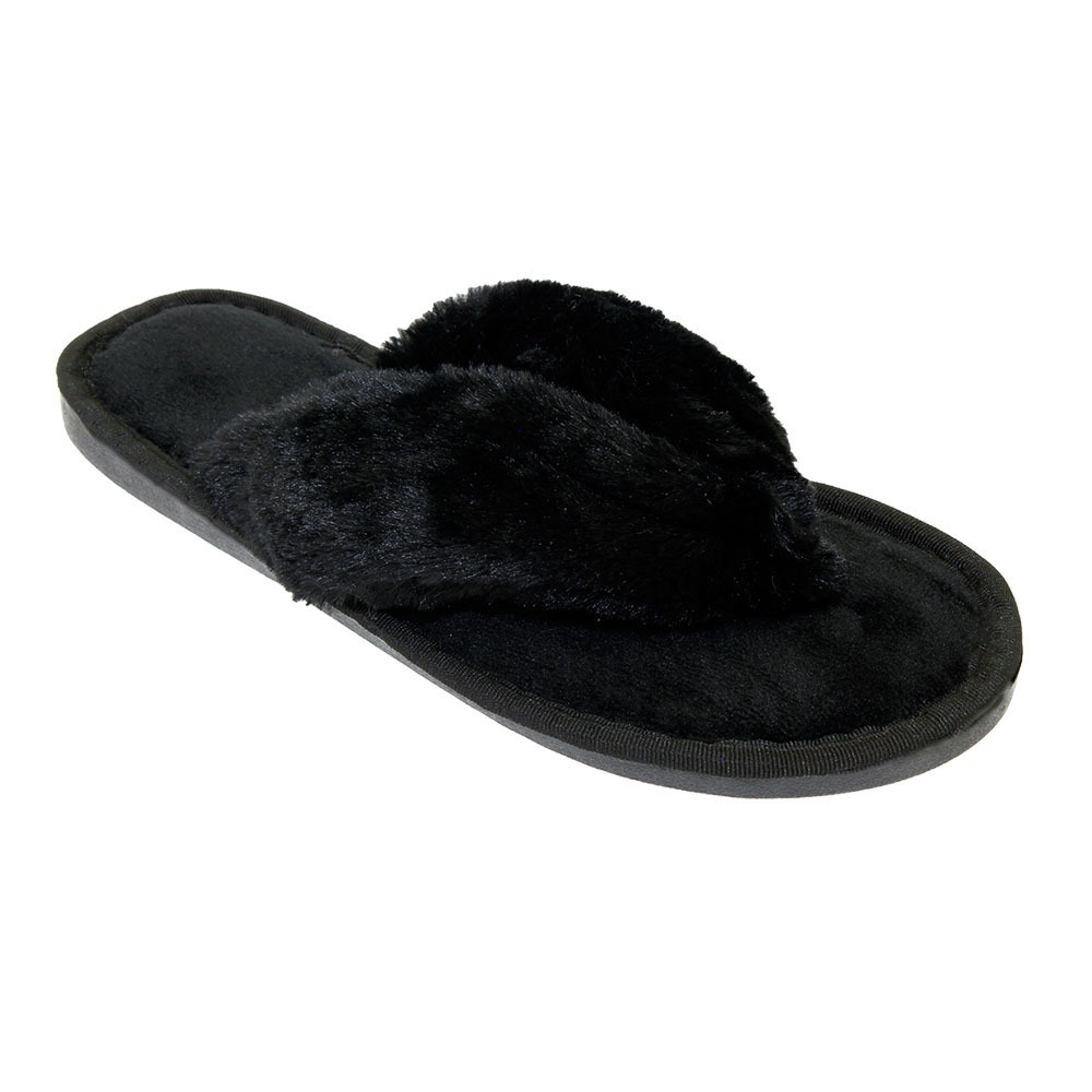 fur flip flops wholesale