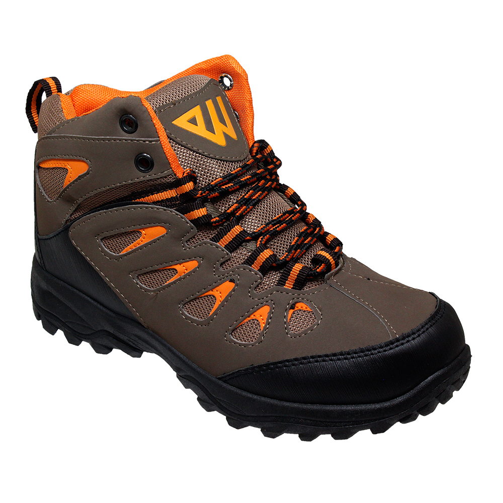 Wholesale Men's Brown Orange Hiking Boots (SKU 2322308) DollarDays