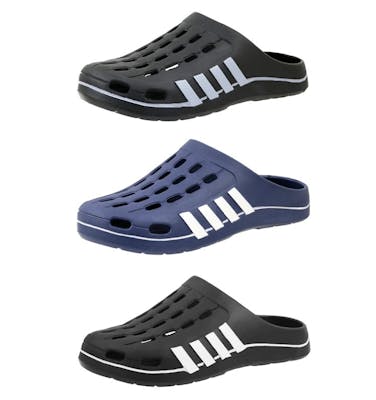 Men's Striped Clogs - Sizes 7-12, 3 Colors