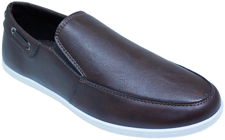 Wholesale Men's Slip On Shoes - Brown (SKU 2123004) DollarDays