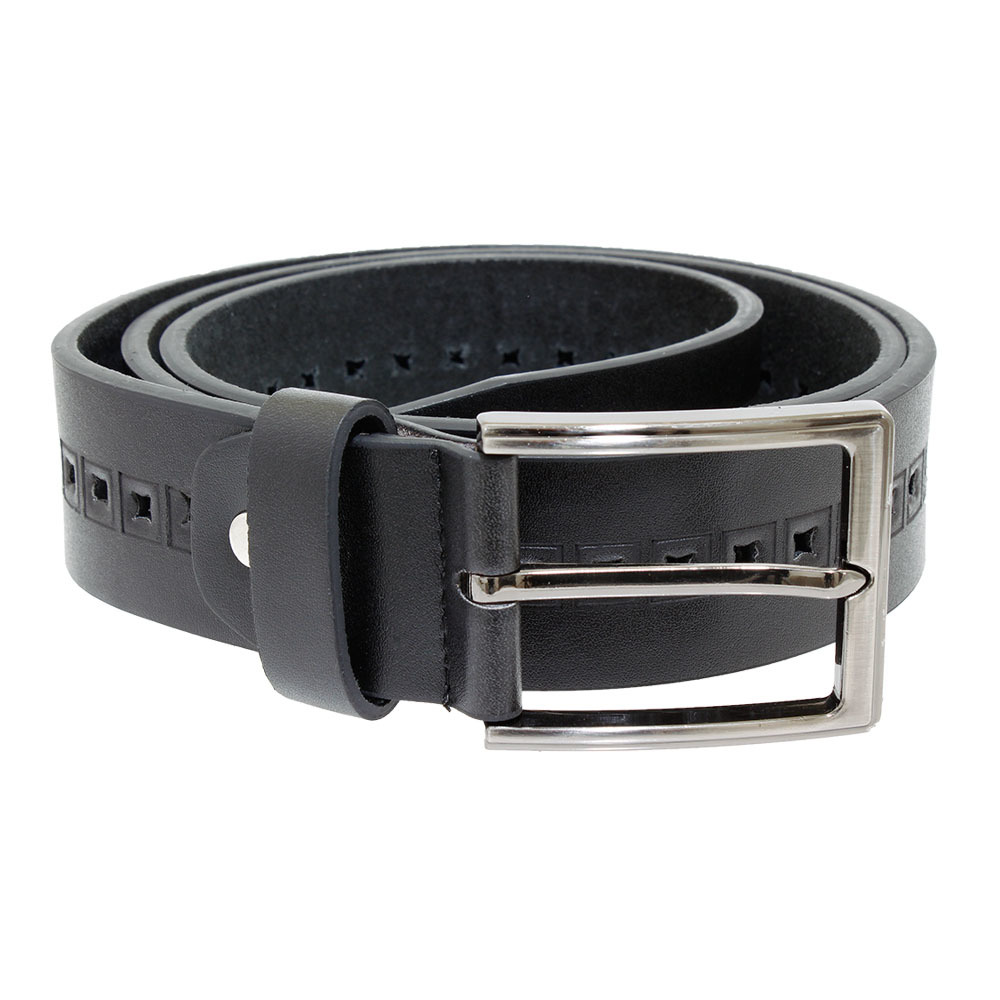 Men's Genuine Leather Belts - Black
