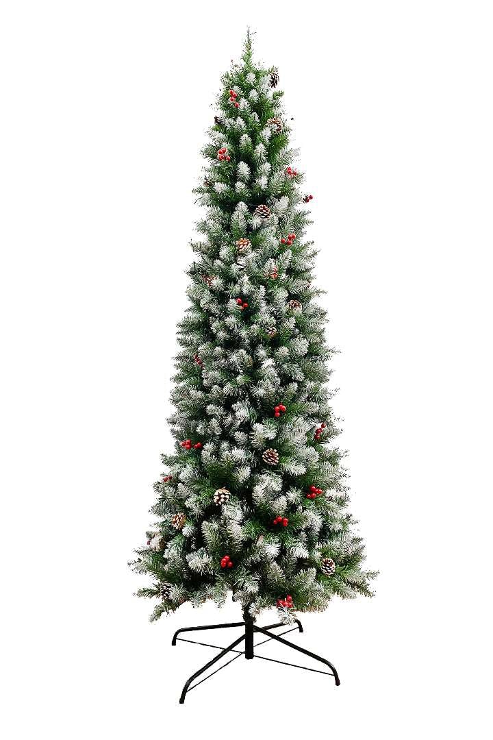 Raz Imports 20 Snowball and Greenery Christmas Tree Pick F4206702 by The Jolly Christmas Shop