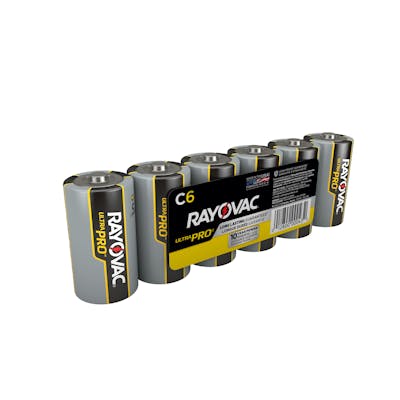 Rayovac Ultra Pro Alkaline C Batteries - 6 Pack