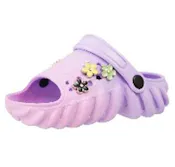 Little Girl's Charm Sandal - Size 11-3, Purple