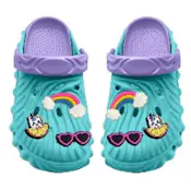Girl's Charm Clog - Size 11-3, Turquoise
