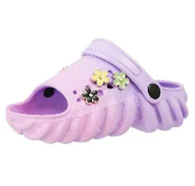 Little Girl's Charm Sandal - Size 11-3, Purple