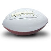 Regulation Autograph Footballs - White, Brown