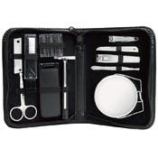 Deluxe Travel Kits - Black, 7" x 5"