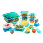 Nicole Home Collection Containers With Lids Large Round Blue 34 oz –  OnlyOneStopShop