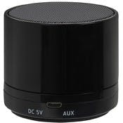 Premium Mini Wireless Speakers - Black, Plastic, 2" x 2"