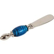 Dichroic Glass Knife/Spreader - Hand-Blown, Blue