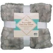 Micro-Mink Blankets - Coyote, 45" x 60", Faux Fur