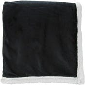 Sherpa Blankets - Black, 45" x 60"