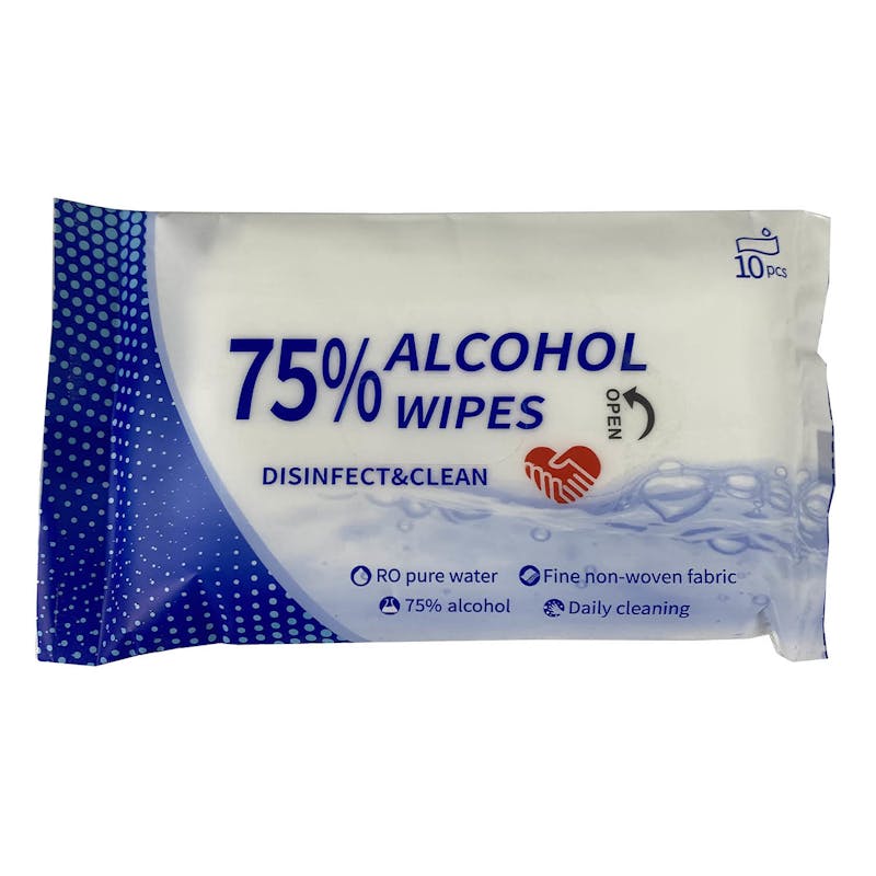 75% Alcohol Wipes  10-Count