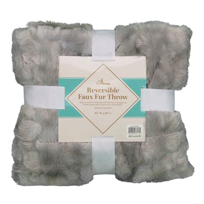 Micro-Mink Blankets - Coyote, 45" x 60", Faux Fur