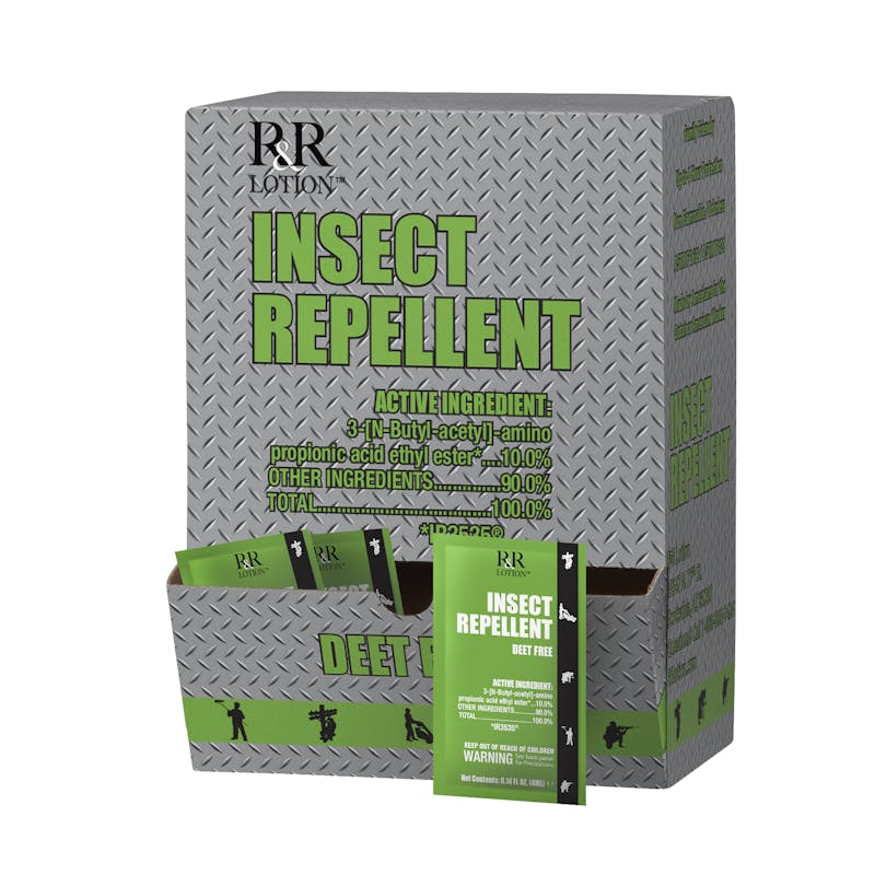 R&R Lotion Insect Repellent Foil 300Ct (Bulk)