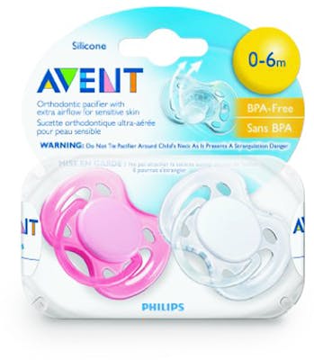 Wholesale Philips AVENT BPA Free Freeflow Pacifier, 0-6 Months, 6-18