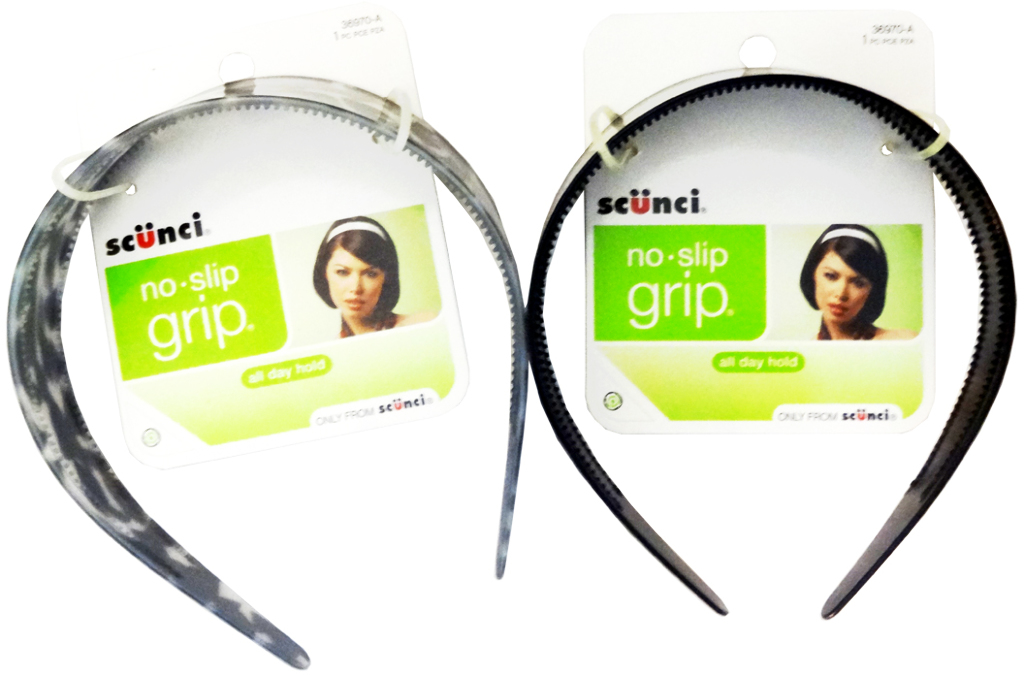 Wholesale Scunci Noslip Grip Wide Plastic Basic Headband