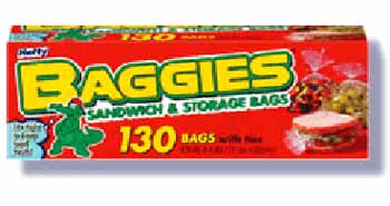 baggies storage bags